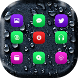 Rainy Theme and Launcher icon