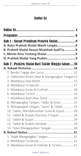 Praktek Shalat Praktis Syafii Screen 2
