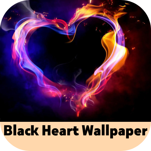 black heart wallpaper logo