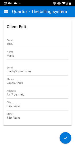 Quartuz - The billing system