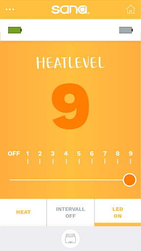 sana heat app Screen 2
