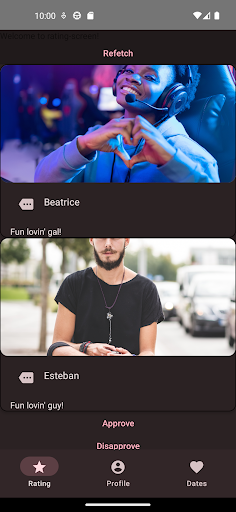 You2Date Screen 2