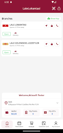 Android application Lale Lokantası screenshort