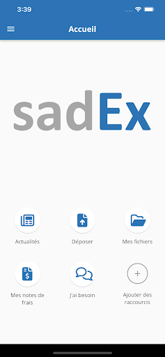 Android application sadEx expert-comptable screenshort