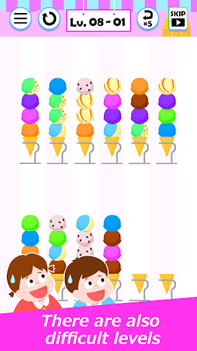 Ice Cream Sort - Sort Puzzle Screen 3
