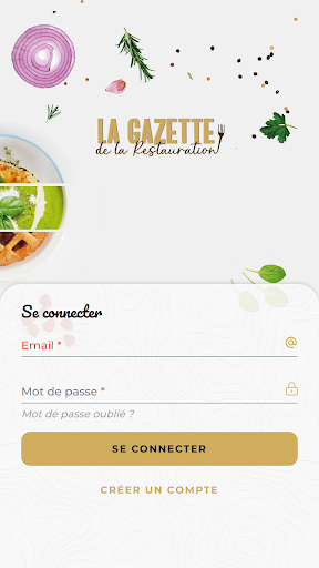 Android application La Gazette de la Restauration screenshort