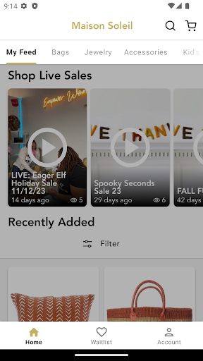 Android application Maison Soleil screenshort