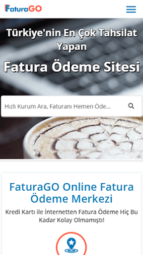Android application Fatura Sorgulama ve Ödeme screenshort