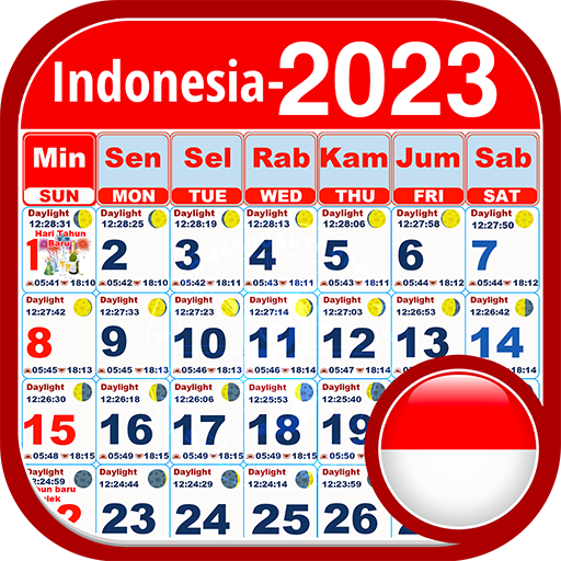 Kalender Indonesia 2023 Laai af op Windows