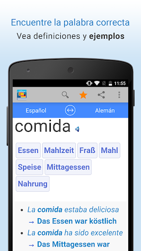 Traducción Español-Alemán Screen 3