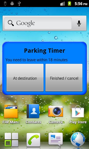 Parking Timer (ad-supported) Screen 3