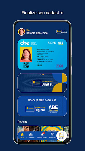 Meia Entrada Digital Screen 2