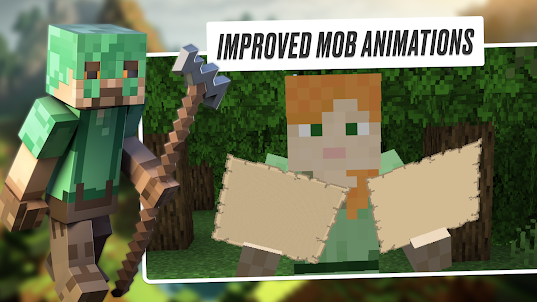 Better Mobs Animation Mod MCPE