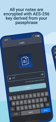 Android application Safe Notes - Encrypted Notepad screenshort