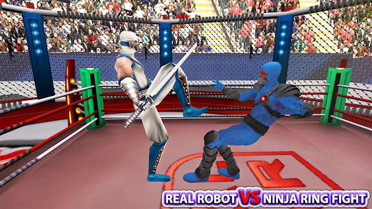 Real Robot Ninja Ring Fight MOD APK 0.6 (Unlimited Money) 7