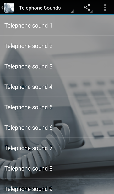 Screenshot 4 Sonidos telefónicos android