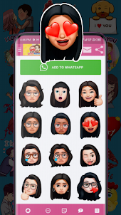 Female Memoji Stickers WA PRO