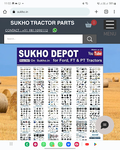 SUKHO OEM TRACTOR PARTS Screen 2