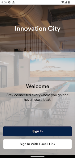 Android application Innovation City screenshort