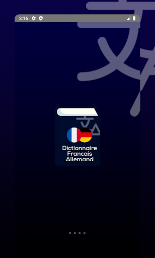 Android application Dictionnaire Francais Allemand screenshort