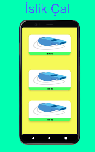 Android application islik sesi -saka screenshort