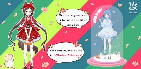 Vlinder Princess: 소녀 패션 드레스 게임