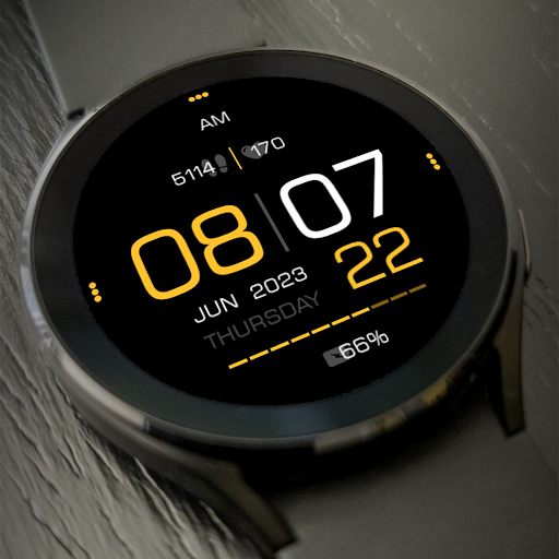 Key074 Futuristic Watch Face Screen 2