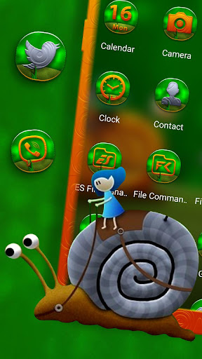 Snail Launcher Theme Screen 2