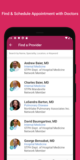 St. Tammany Health System Screen 3