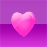 Purple Hearts Keyboard Skin icon