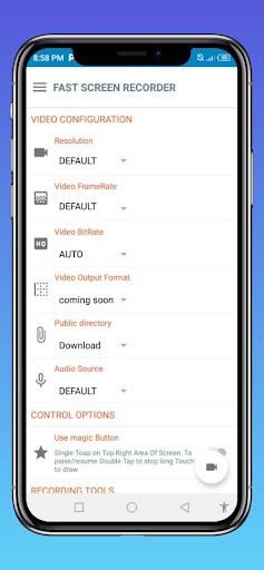 Fast Screen Recorder Screen 2