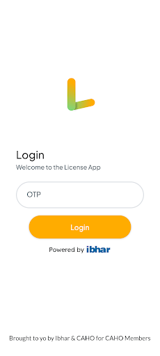 Ibhar-CAHO License App Screen 3