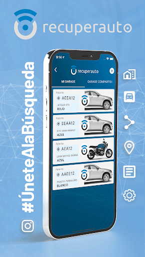 Android application Recuperauto screenshort