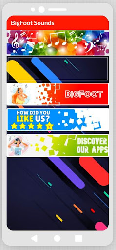 BigFoot Sounds Screen 2
