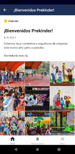 Android application Montebello Academy screenshort