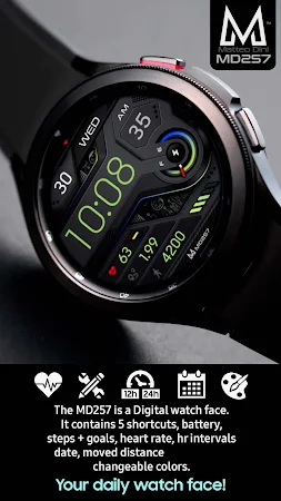 Game screenshot MD257 - Digital watch face hack