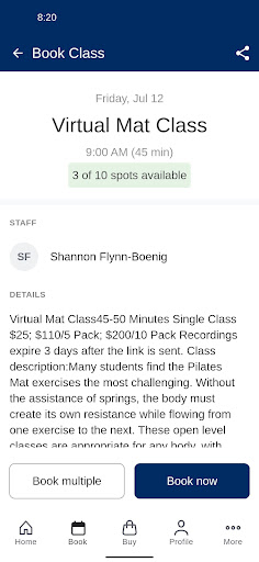 Rhinebeck Pilates Screen 3