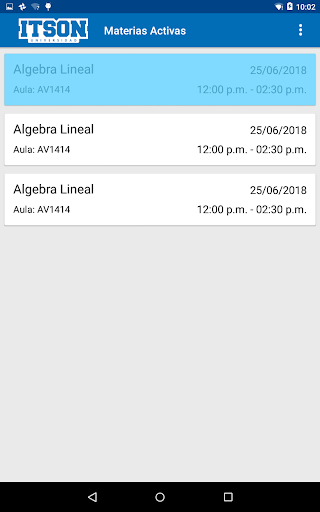 Control Asistencia ITSON Screen 2