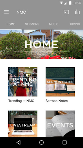 Android application Nappanee Missionary Church screenshort