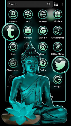 Lord Buddha Launcher Theme Screen 2