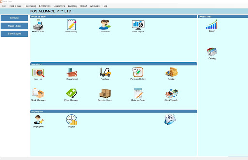 Android application POS STARS SHOP MANAGER screenshort