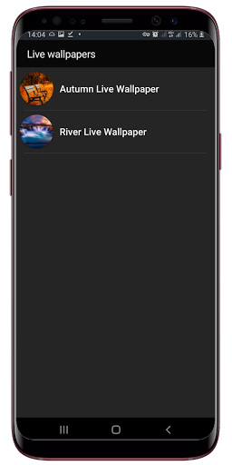 Autumn Live Wallpaper Screen 2
