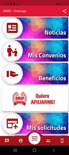 Android application AMAP-Sindicapp screenshort