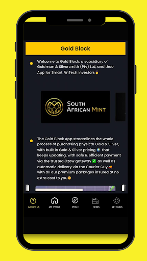 GOLD BLOCK Screen 2