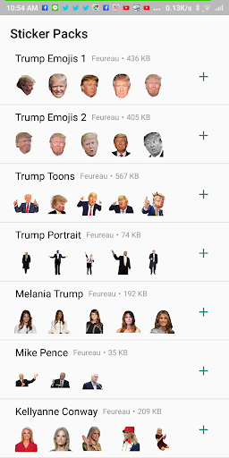 Donald Trump WAStickerApps Sti Screen 2