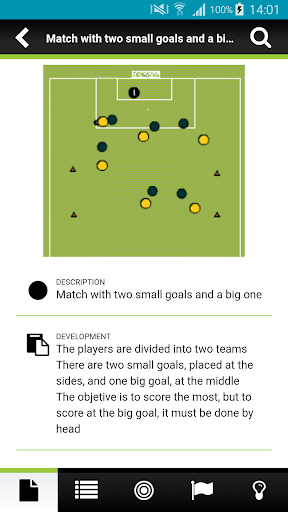 Android application Soccer Exercises for Kids screenshort