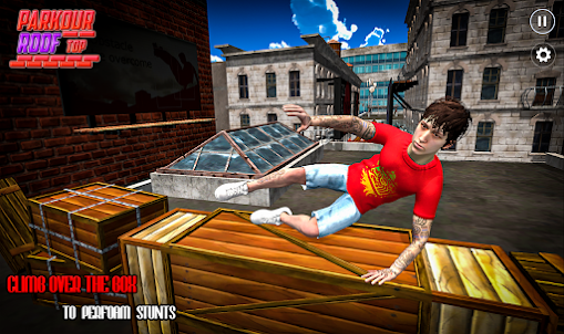 Đường chạy Parkour trên sân