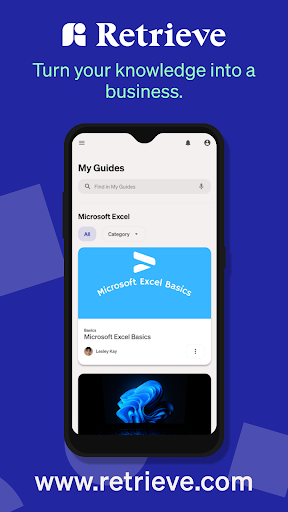 Android application Retrieve Library screenshort