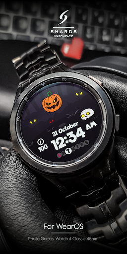 SH002 Watch Face, Halloween Screen 3