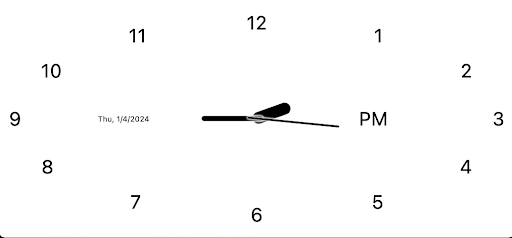 E Ink Clock Screen 2